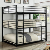 Olga Full Triple Decker Bed Model Cm-Bk917F-Bed By Furniture Of America